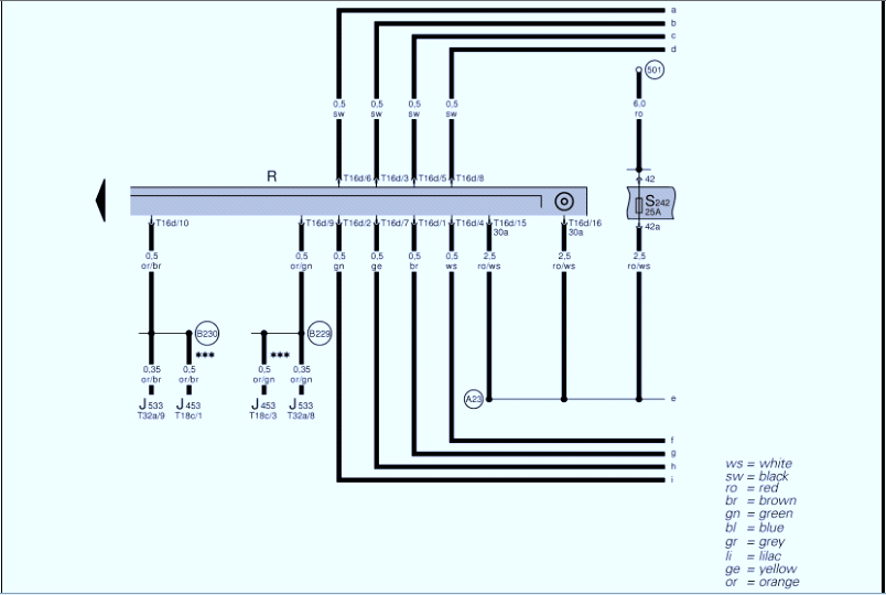 vw passat monsoon radio wiring diagram