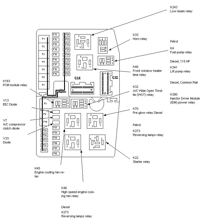 w208 wiring diagram