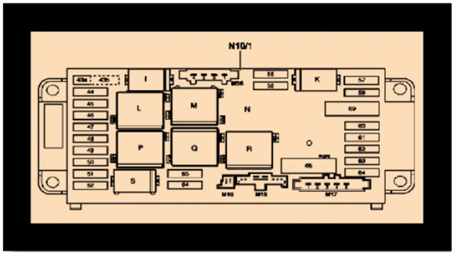 w209 fuse diagram