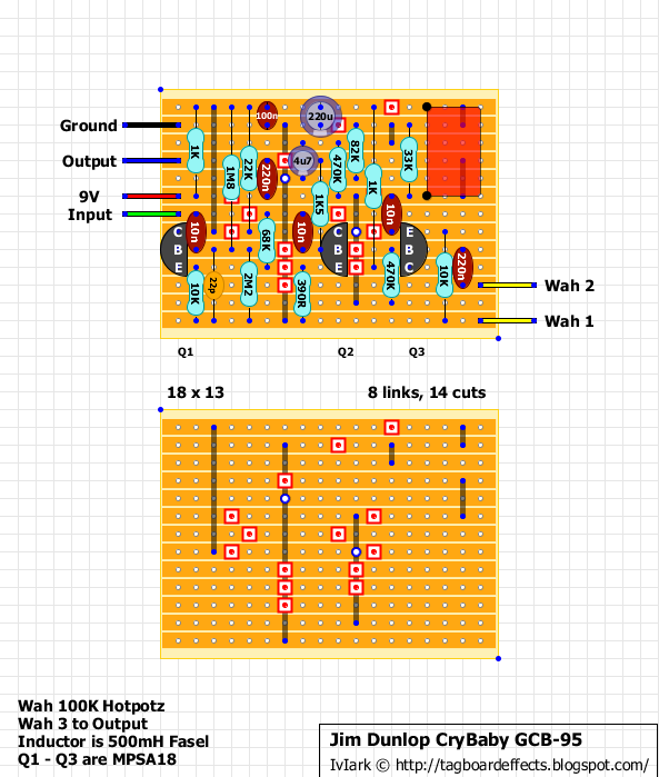 wah pedal wiring diagram