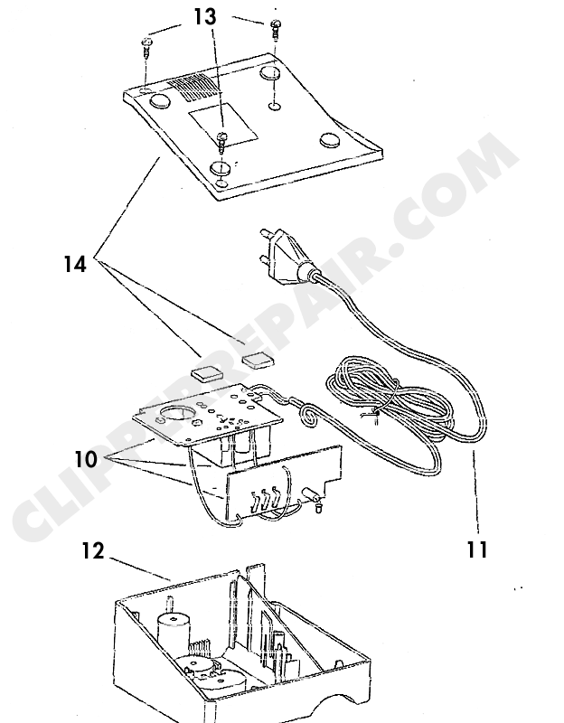 wahl clipper parts diagram