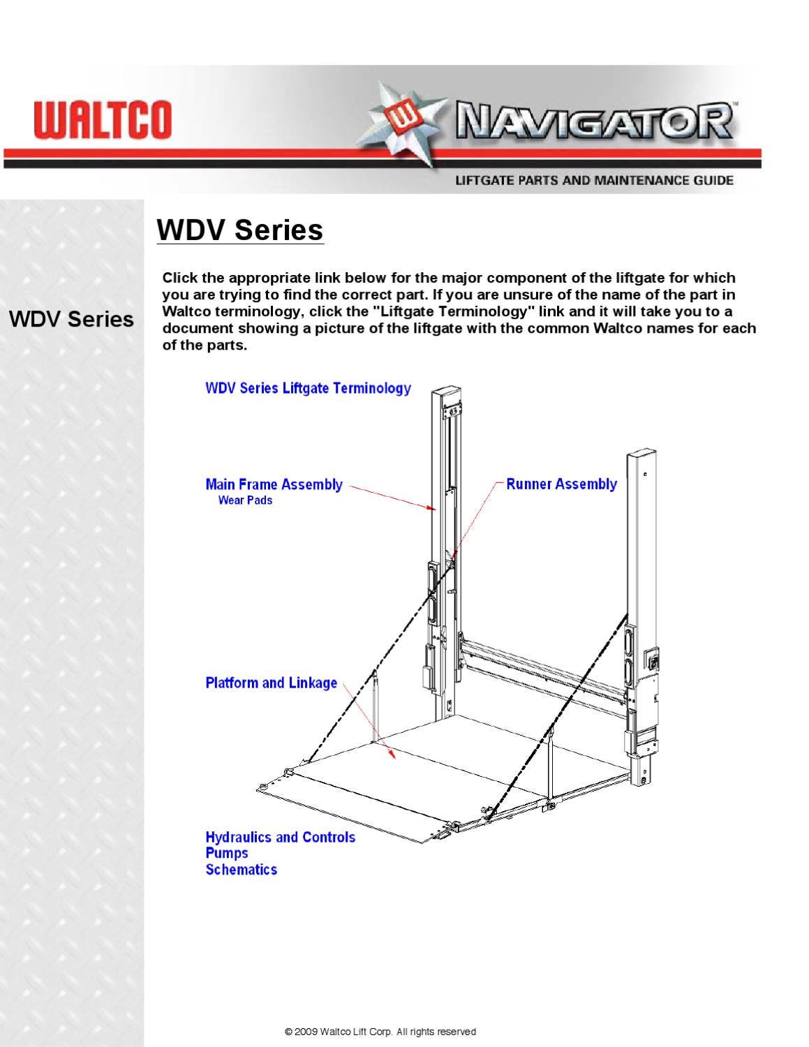 Waltco Liftgate Wiring Diagram