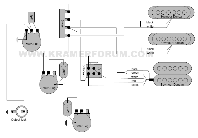 washburn wiring diagram guitar