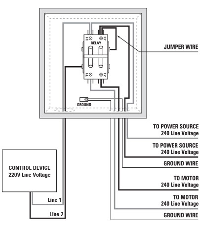 watermaster pump start relay wiring diagram for 110 volt