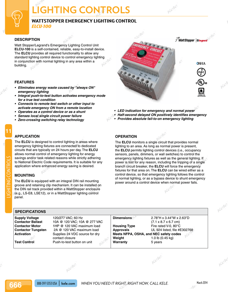 wattstopper wiring diagram