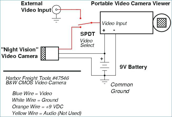 Weatherproof Security Camera 47546 Wiring Diagram