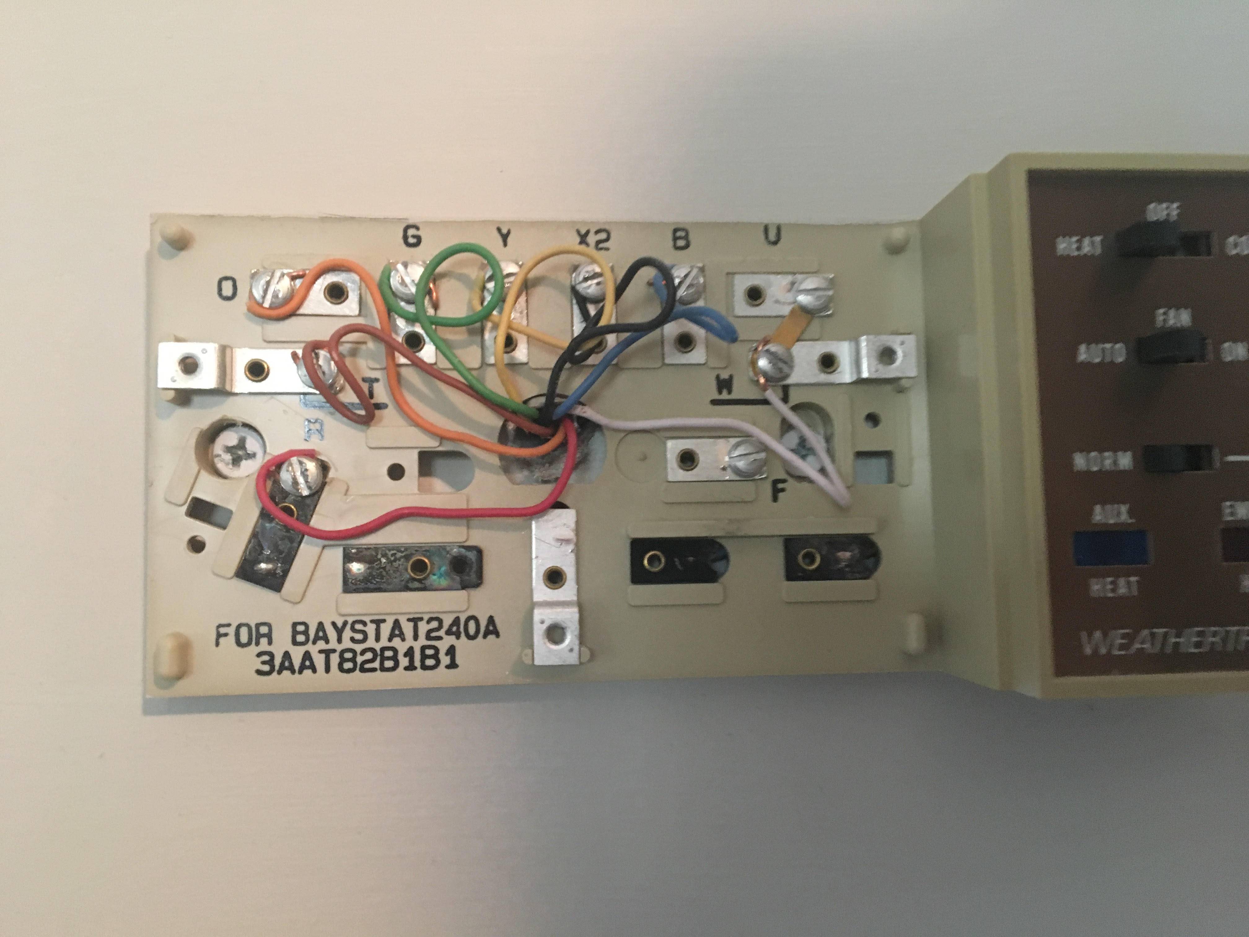 weathertron thermostat wiring