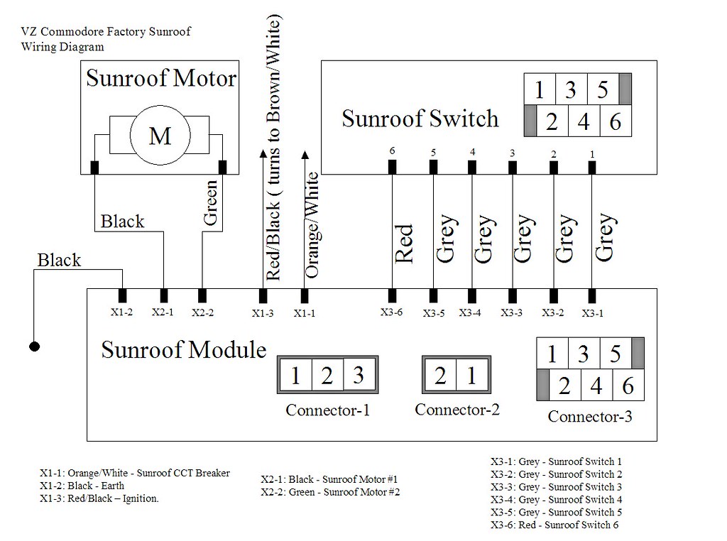 webasto sunroof wiring diagram
