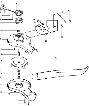 weedeater featherlite fuel line diagram