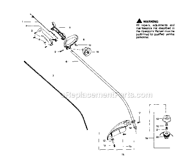 weedeater featherlite fuel line diagram