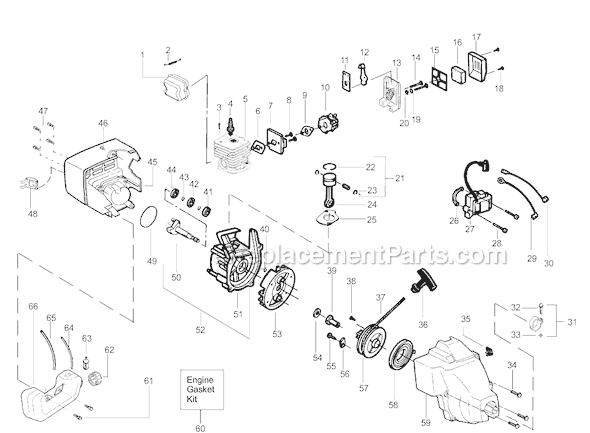 weedeater featherlite fuel line diagram