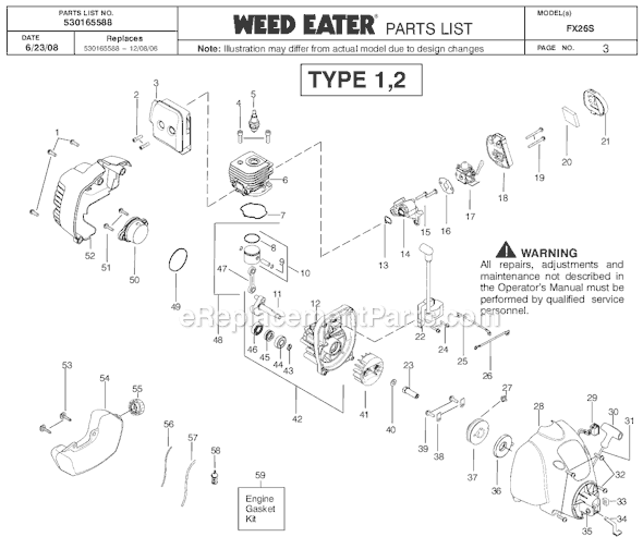 weedeater fuel line routing