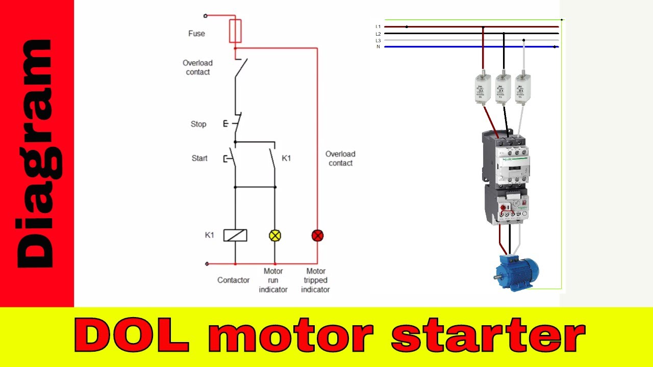 Rangkaian Kontaktor Magnet Star Delta Manual - Diagram ...