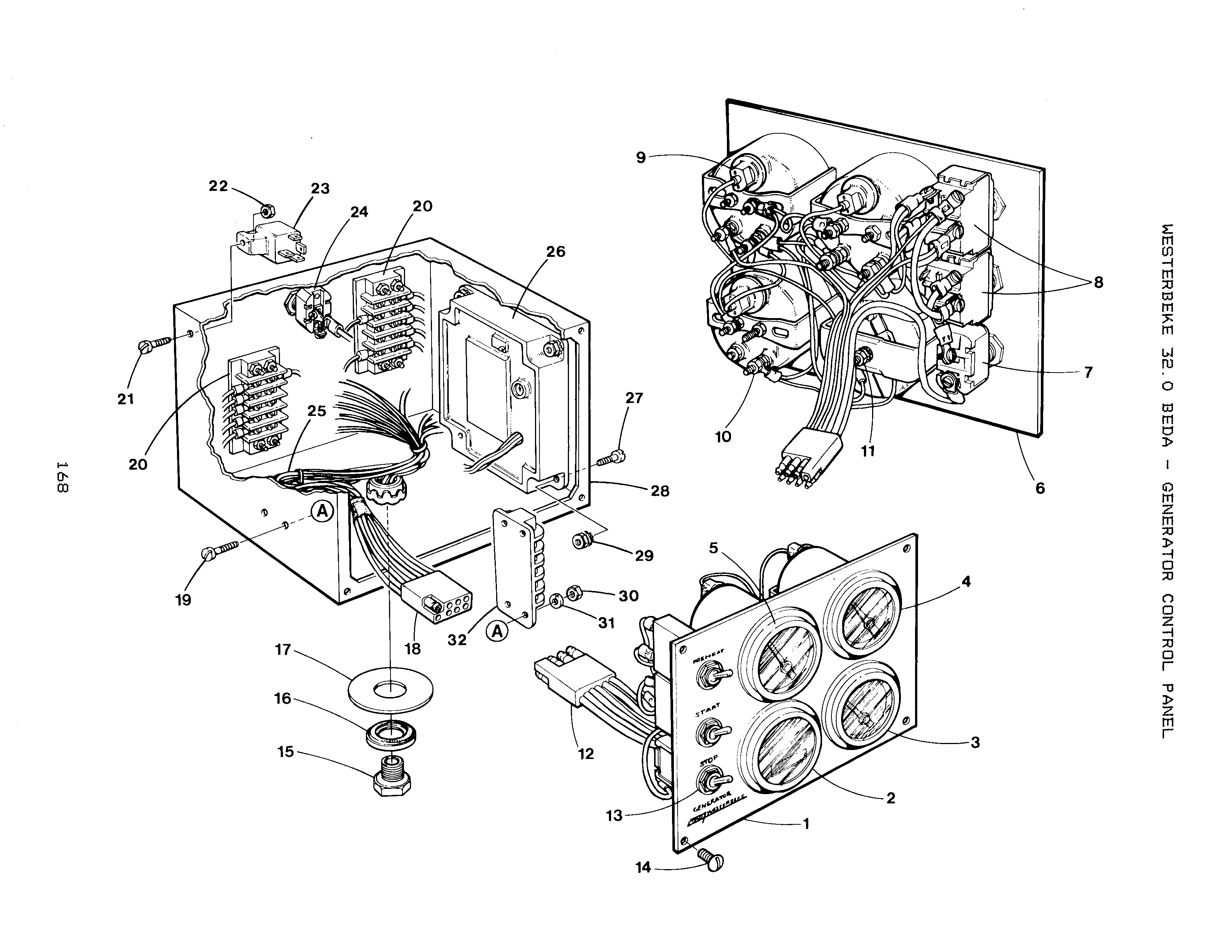 westerbeke generator parts diagram