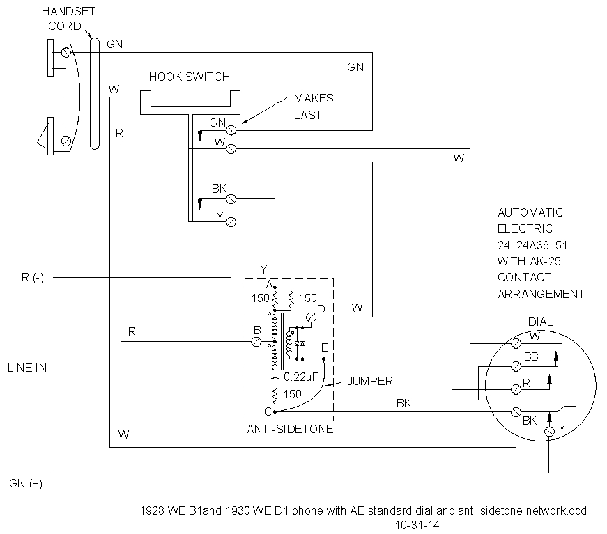 western electric 2502bm wiring diagram