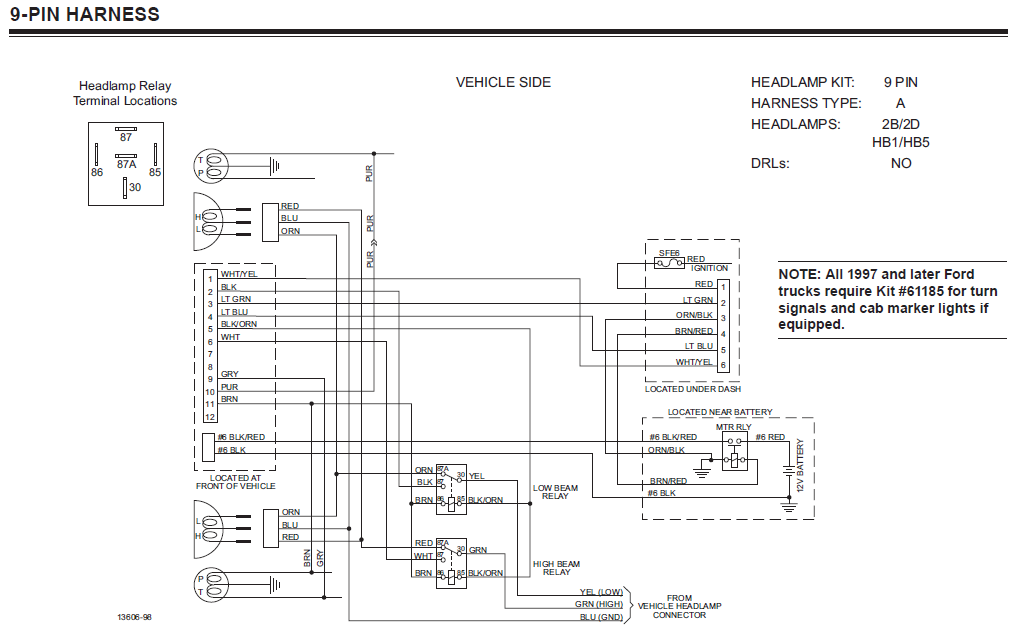 western plow unimount wiring diagram