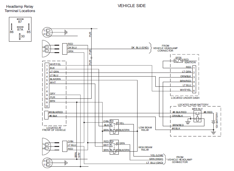 western unimount wiring diagram ford
