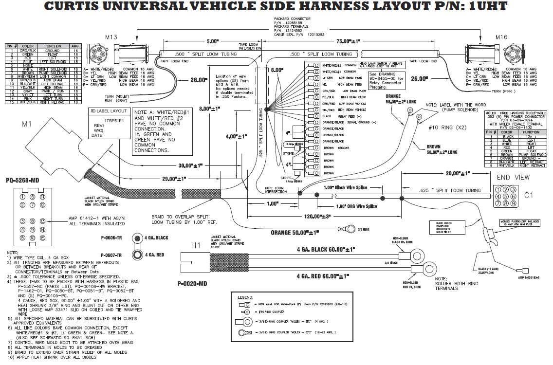 western unimount wiring diagram plow side