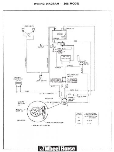 wheel horse 616z wiring diagram