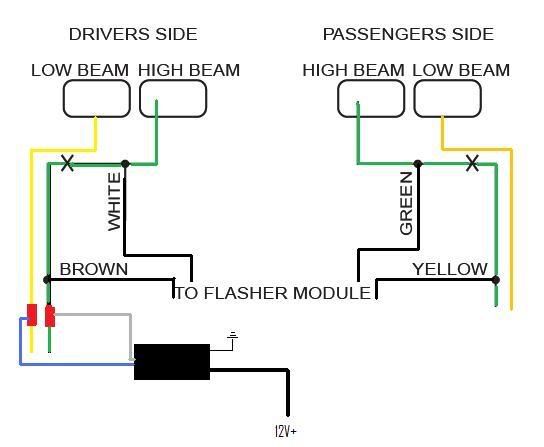 whelen headlight flasher wiring diagram