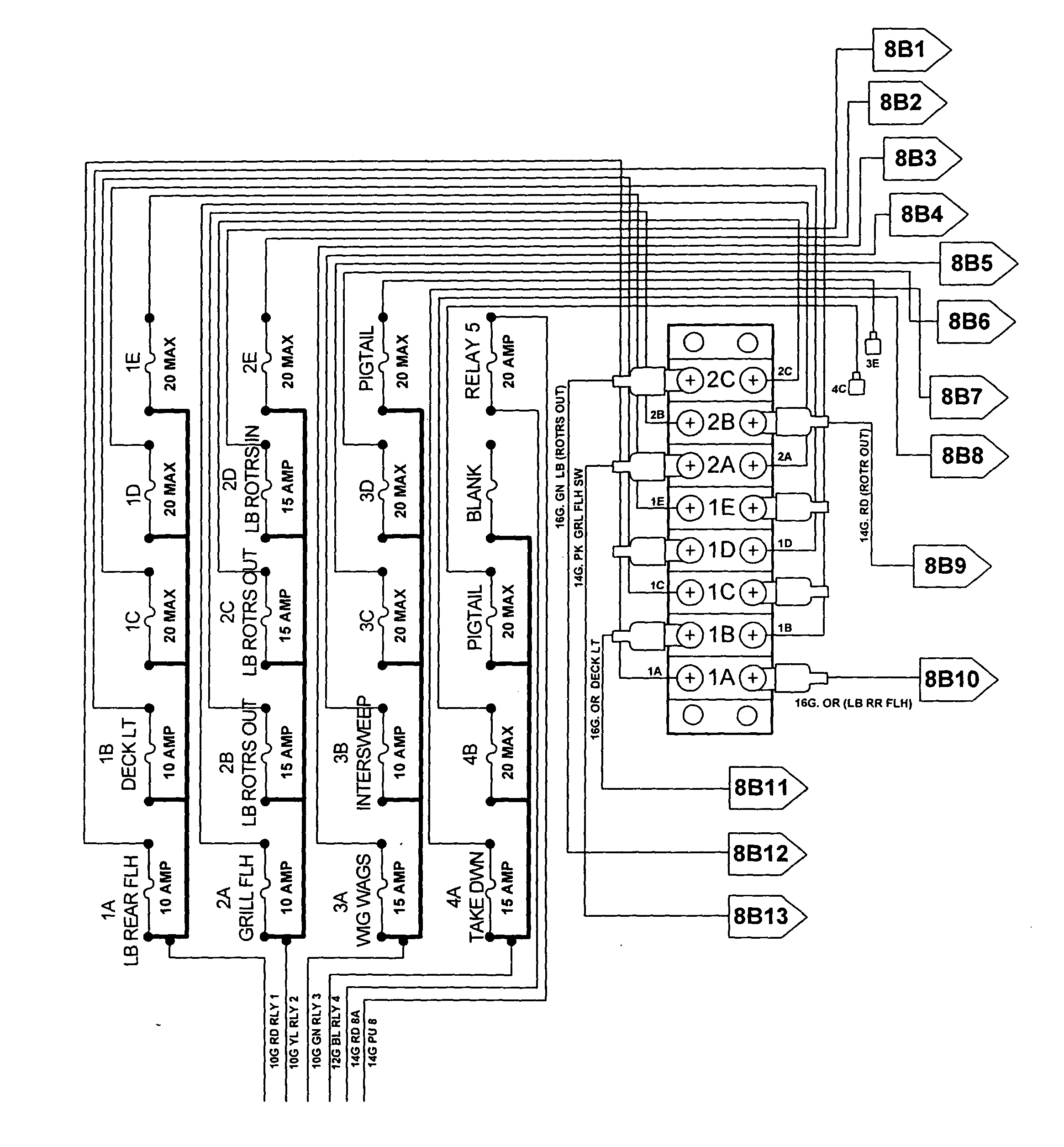 whelen inner edge wiring