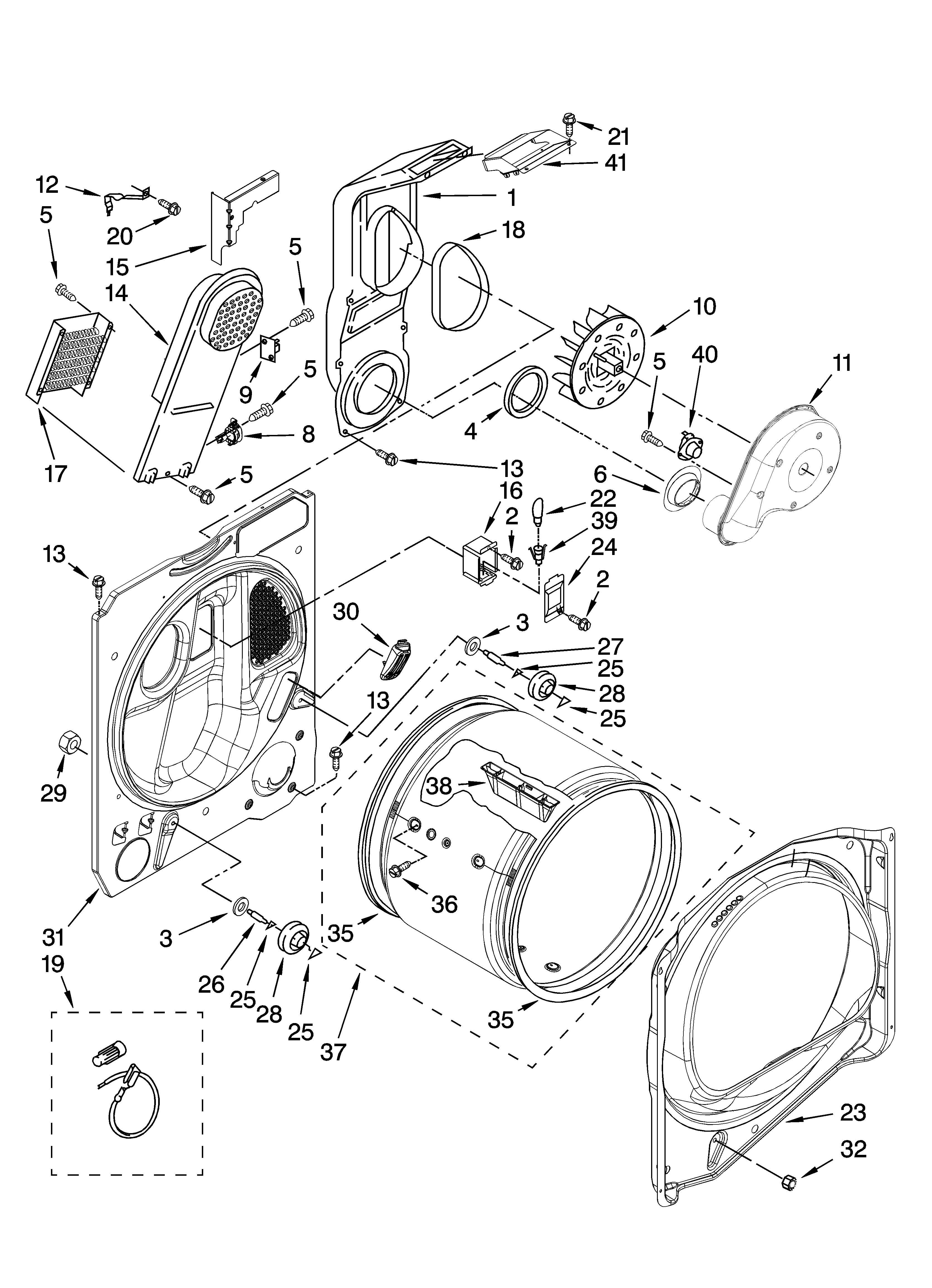 whirlpool cabrio belt diagram
