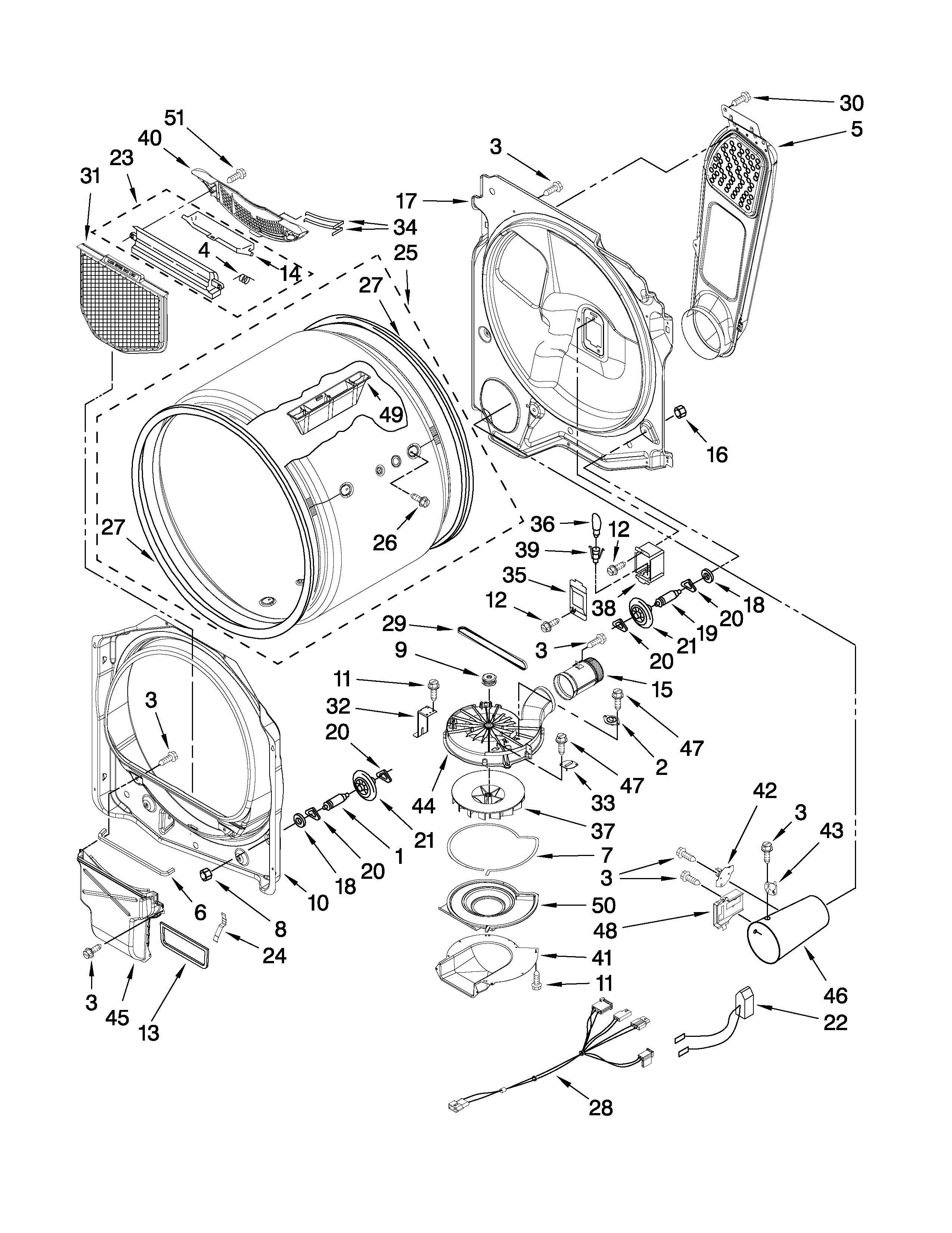 whirlpool cabrio dryer diagram