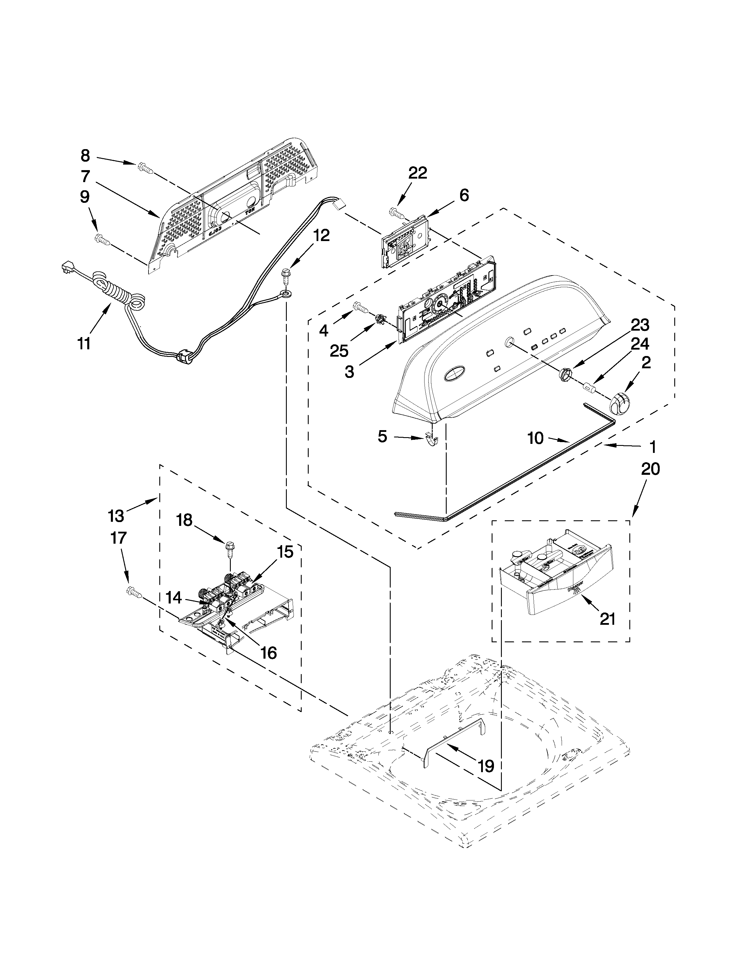 whirlpool cabrio dryer diagram