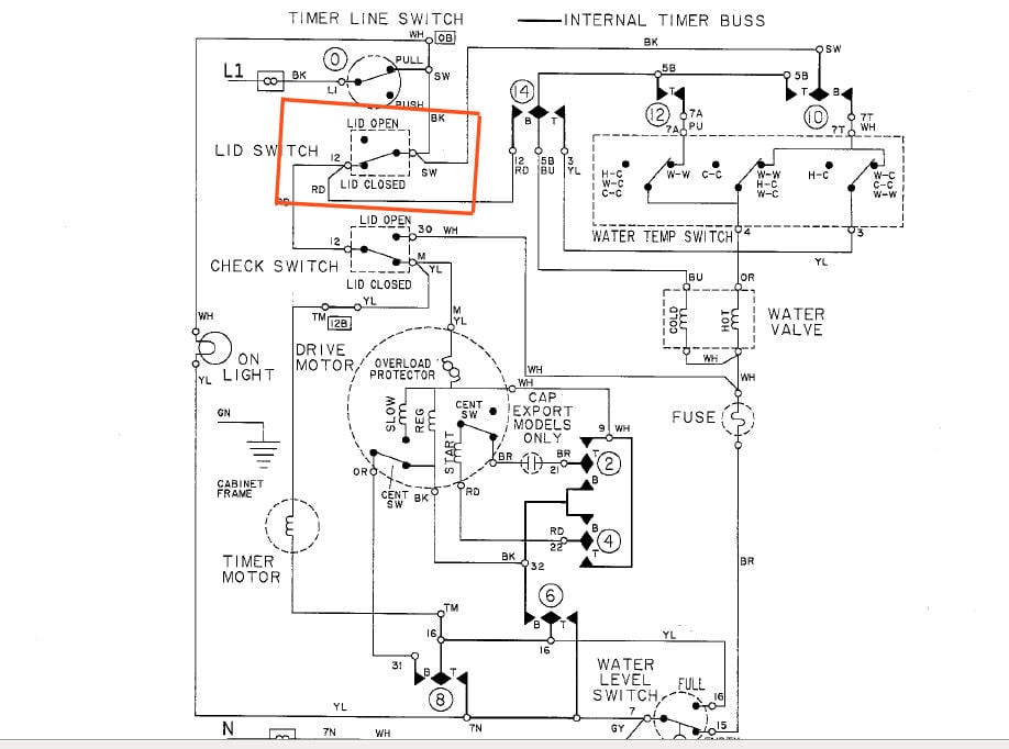 whirlpool cabrio dryer parts diagram