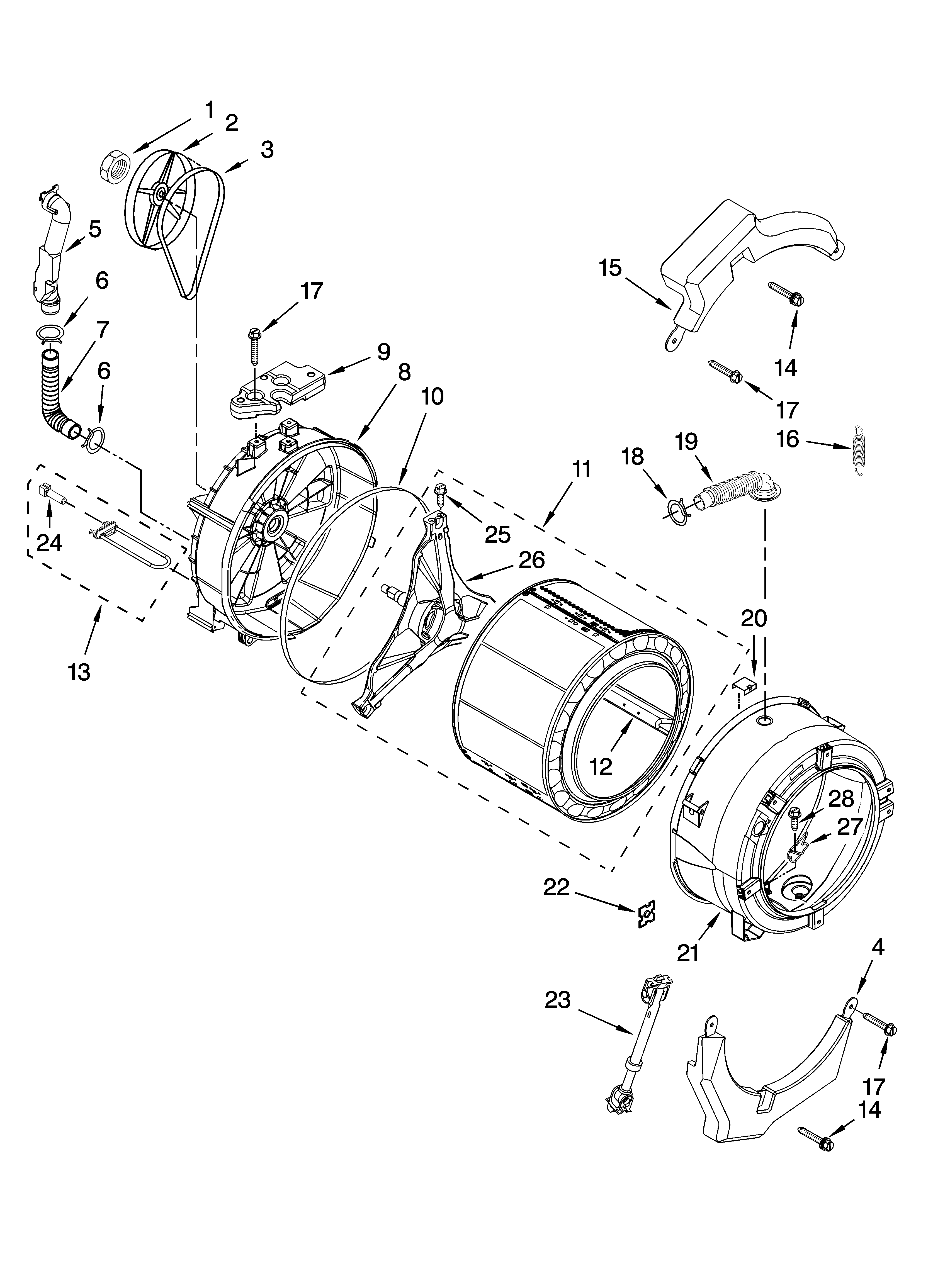 whirlpool duet dryer parts diagram