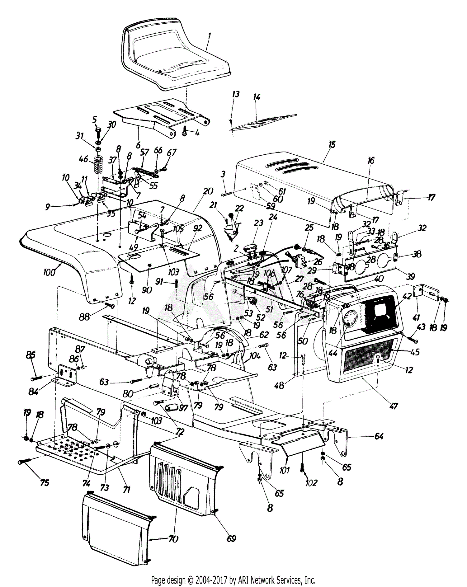 white gt 1855 wiring diagram