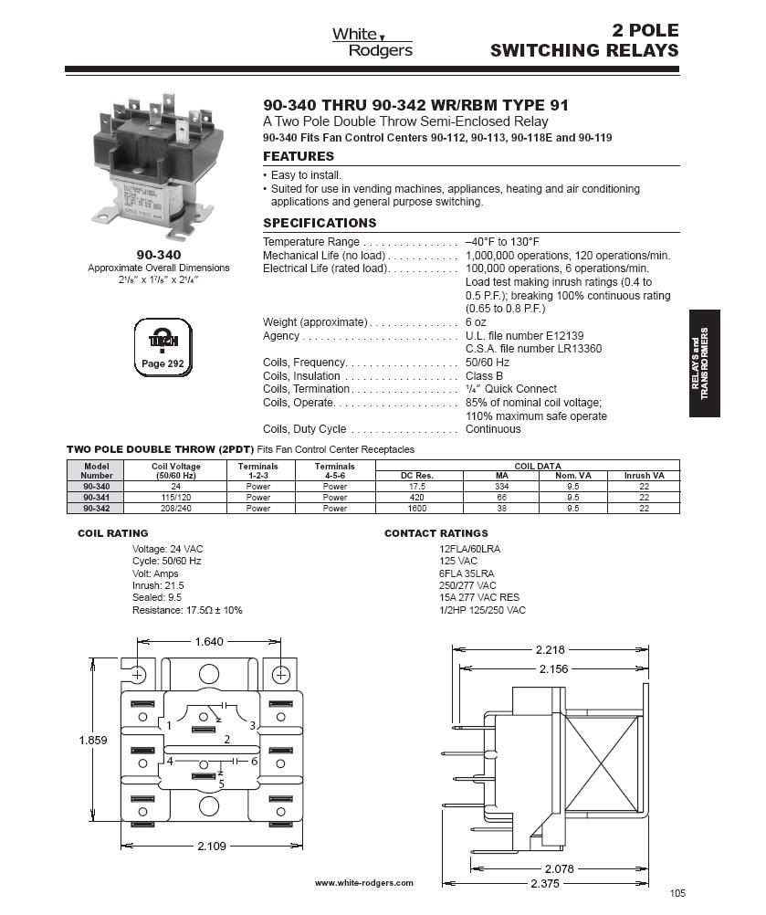 white rodgers 90-380 wiring diagram