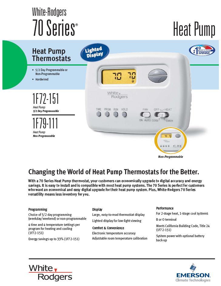 white rodgers thermostat wiring diagram heat pump