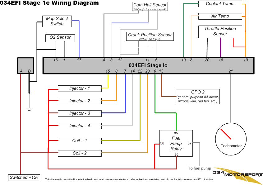 wideband o2 sensor wiring diagram