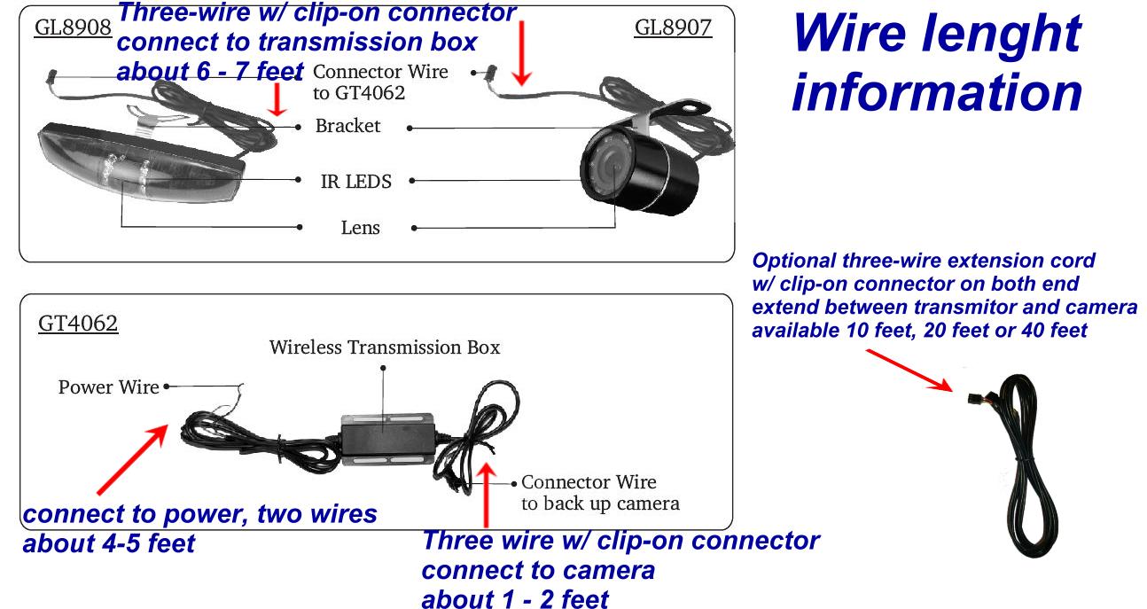 wireless reversing camera wiring diagram