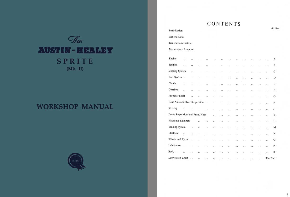 wiring diagram 1965 austin healy sprite