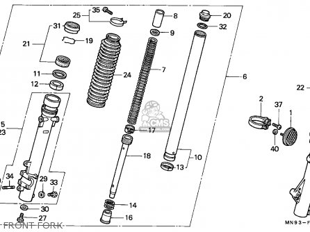 wiring diagram 1988 honda nx-650 dominator