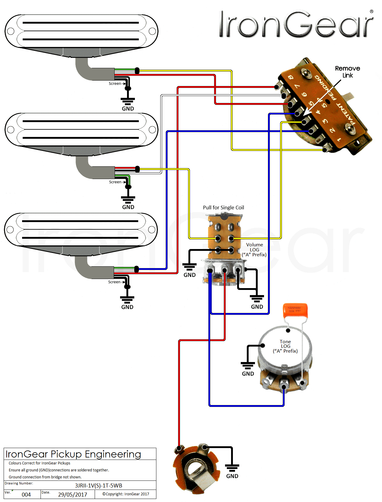 Humbucker Wiring Diagram 2 Wire from schematron.org