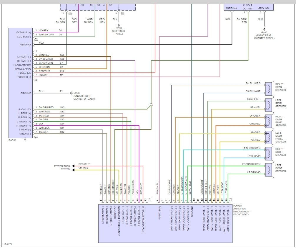 wiring diagram 2001 sebring fuse #5