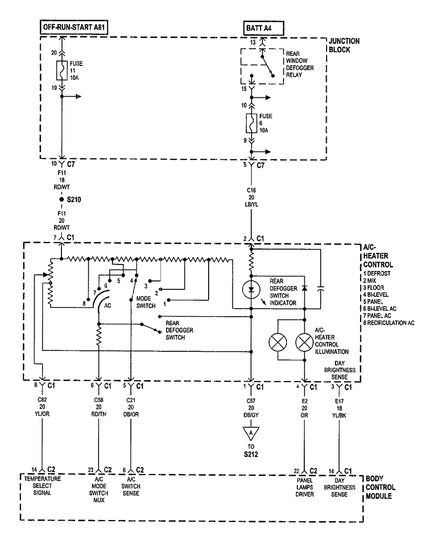 wiring diagram 2001 sebring fuse #5
