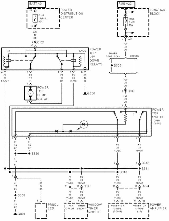 wiring diagram 2001 sebring fuse #5