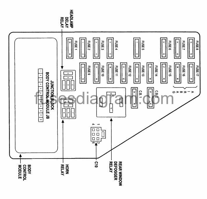 wiring diagram 2001 sebring fuse #5