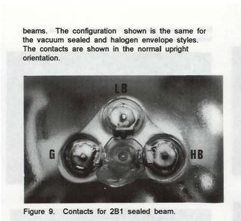 wiring diagram 2b1 sylvania halogen headlight