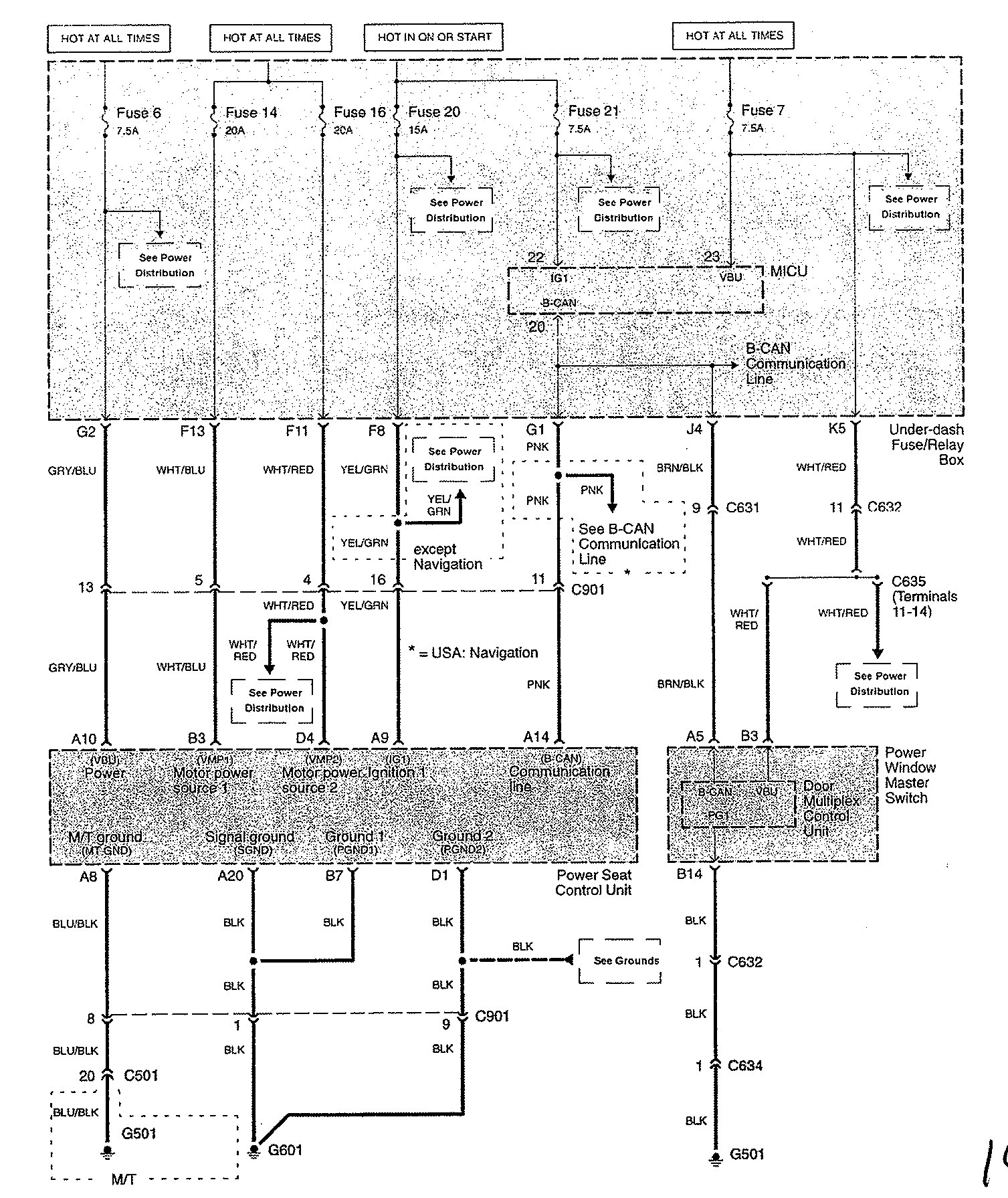 wiring diagram 3004 acura tl seat