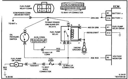 wiring diagram 94 camaro z28 fuel gauge sending unit in tank