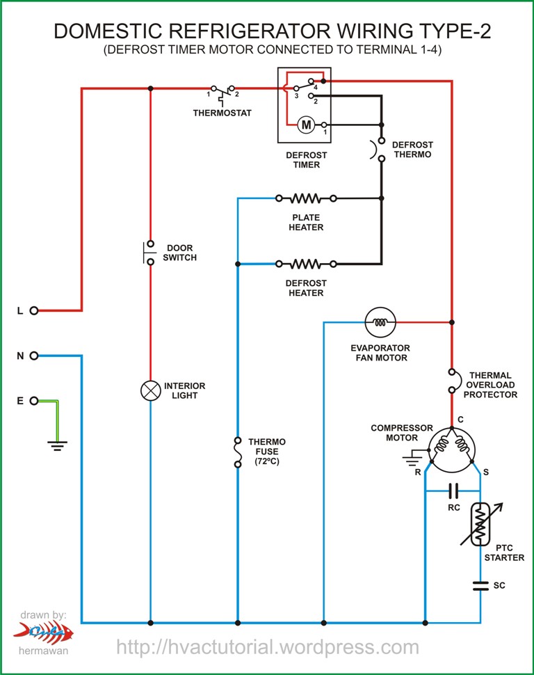 wiring diagram admiral fridge