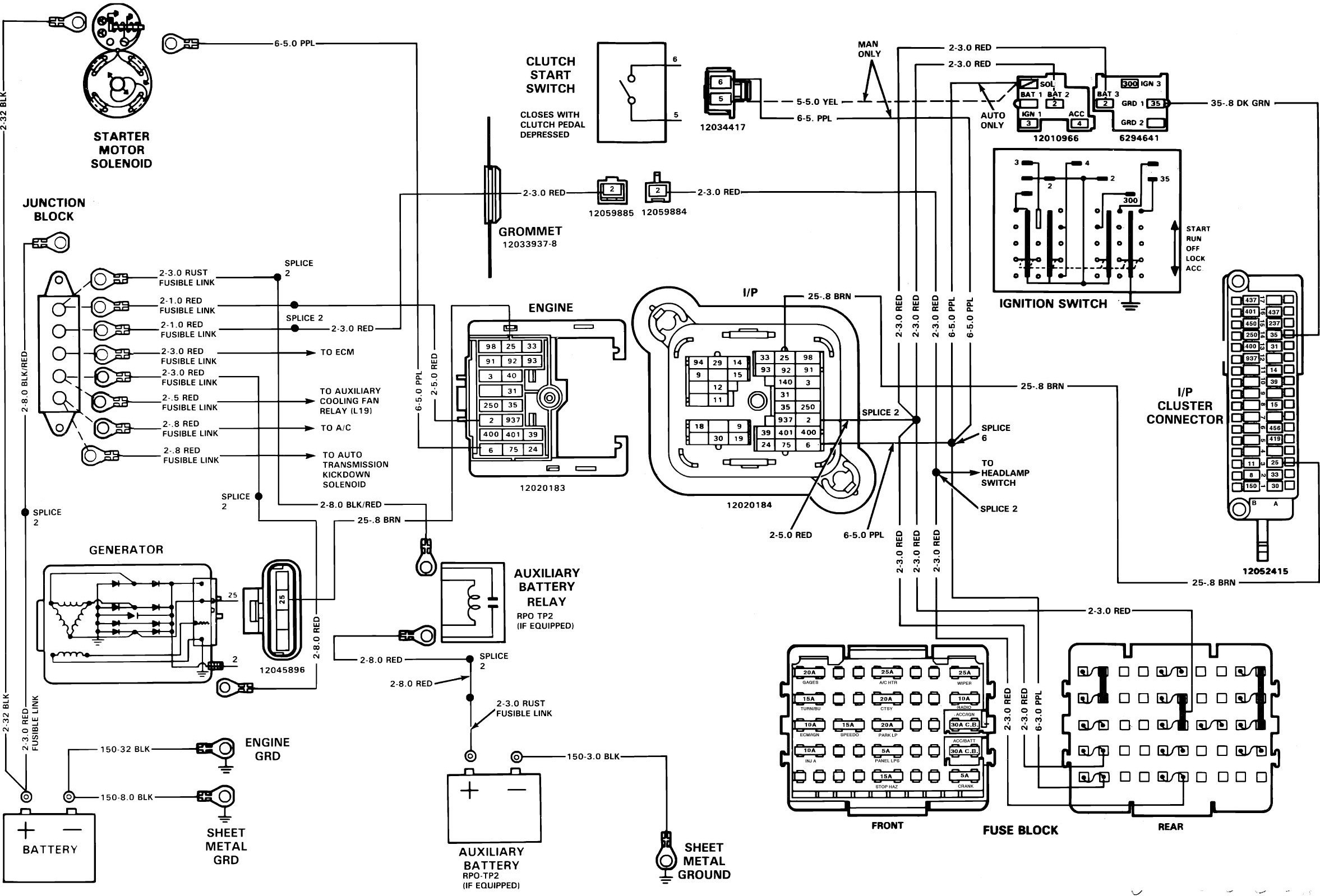 wiring diagram chevy unilite