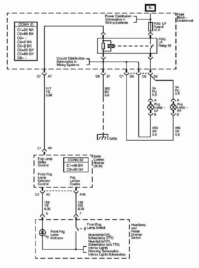 wiring diagram for 07 gmc tc5500 trailer light
