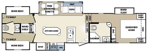 wiring diagram for 1974 snowbird 5th wheel travel trailer with two slides