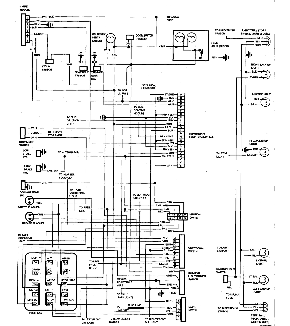 wiring diagram for 1976 el camino a/c compressor